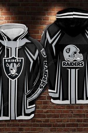 Oakland Raiders Nfl Football Hoodie Zip Hoodie Genxprint