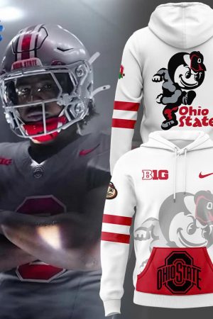 Ohio State Buckeyes Nike White Game 2024 Hoodie Genxprint
