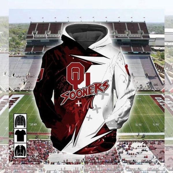 Oklahoma Sooners For Football Hoodie Genxprint