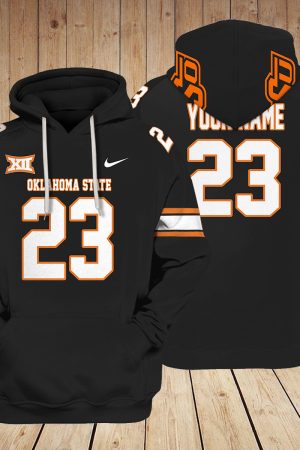Oklahoma State Cowboys NCAA Custom 3D Hoodie BL Genxprint