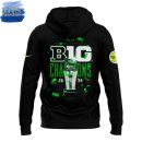 Oregon Ducks 2024 Big Ten Football Conference Champions Black Hoodie Genxprint