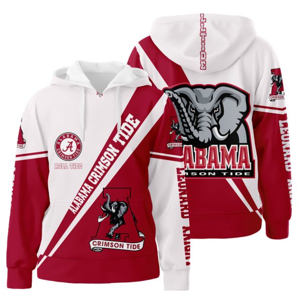 Personalized Alabama Crimson Tide NCAA Custom Name Leonard Knight 3D All Over Print Hoodie Zip-Up Hoodie Genxprint