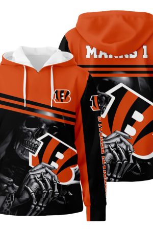 Personalized Cincinnati Bengals 3D All Over Print Hoodie Zip-Up Hoodie Genxprint