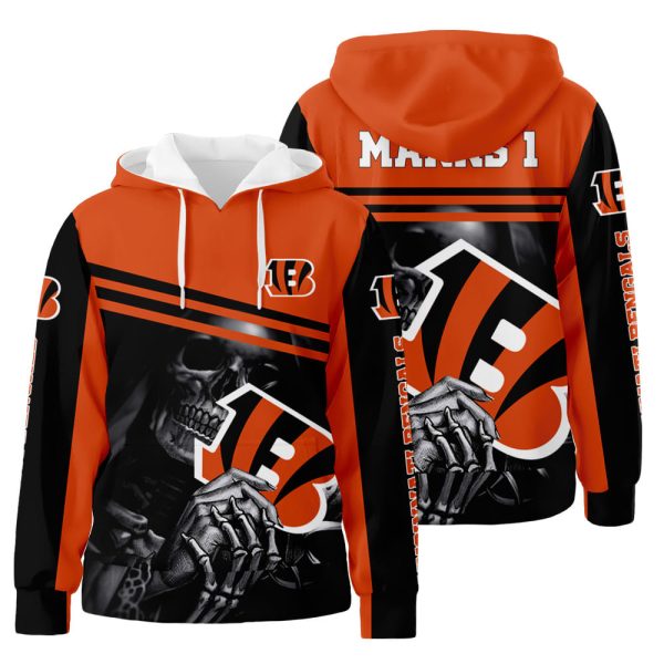 Personalized Cincinnati Bengals 3D All Over Print Hoodie Zip-Up Hoodie Genxprint