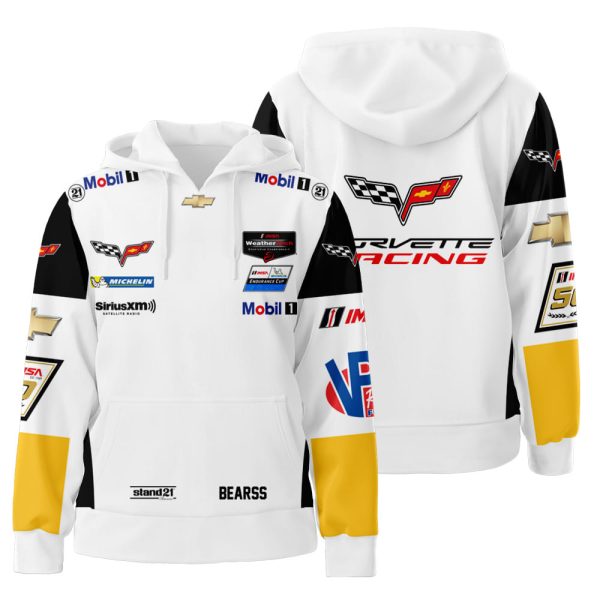 Personalized Corvette Racing 3D All Over Print Hoodie Zip-Up Hoodie Genxprint