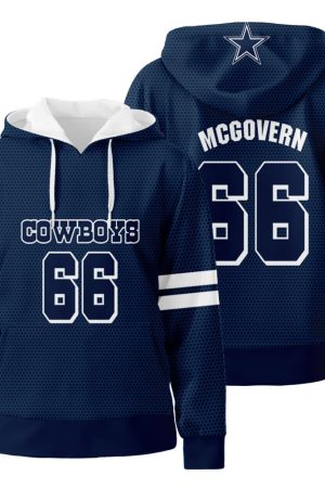 Personalized Custom Name And Number Dallas Cowboys 3D All Over Print Hoodie Zip-Up Hoodie Genxprint