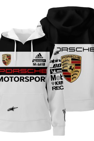 Personalized Custom Name Porsche Motorsport For Unisex 3D All Over Print Hoodie Zip-Up Hoodie Genxprint