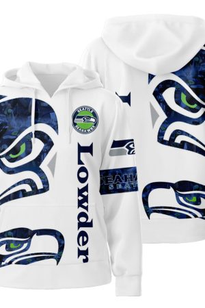 Personalized Custom Name Seattle Seahawks Ver 3 3D All Over Print Hoodie Zip-Up Hoodie Genxprint
