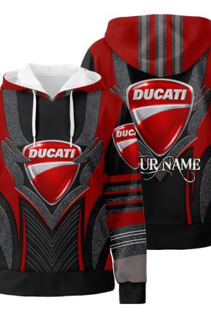 Personalized Ducati 3D All Over Print Hoodie Zip-Up Hoodie Genxprint