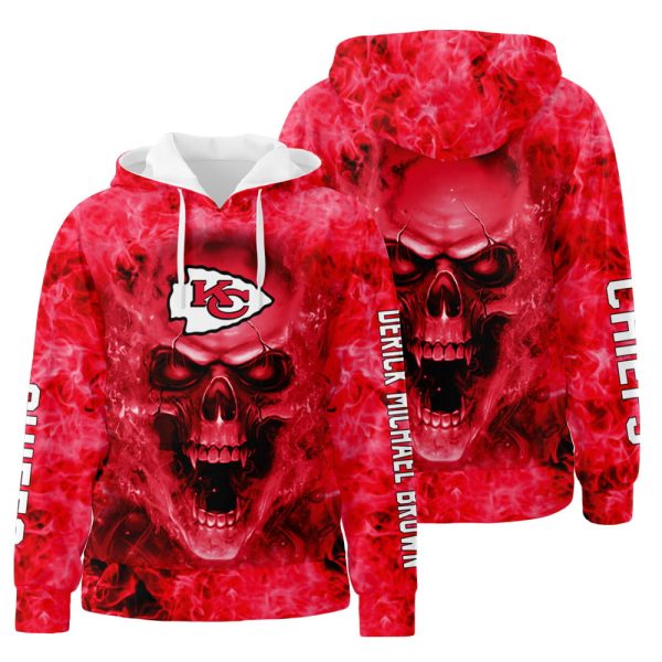 Personalized Kansas City Chiefs 3D All Over Print Hoodie Zip-Up Hoodie Genxprint