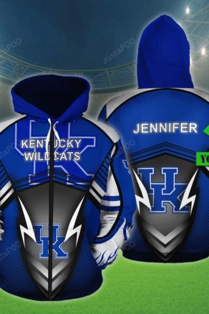 Personalized Kentucky Wildcats Hoodie Zip Hoodie Genxprint