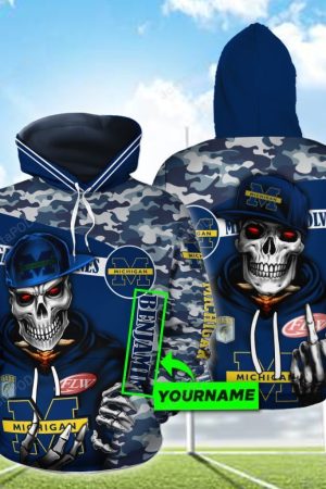 Personalized Michigan Wolverines Football Hoodie Genxprint
