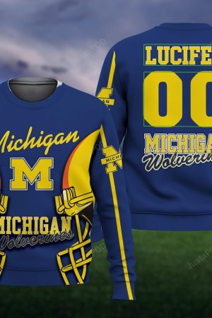 Personalized Michigan Wolverines Hoodie Genxprint