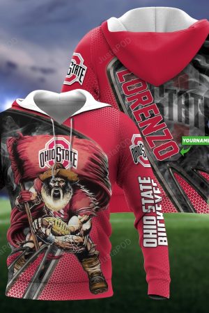 Personalized Name Ohio State Buckeyes Hoodie Zip Hoodie Genxprint