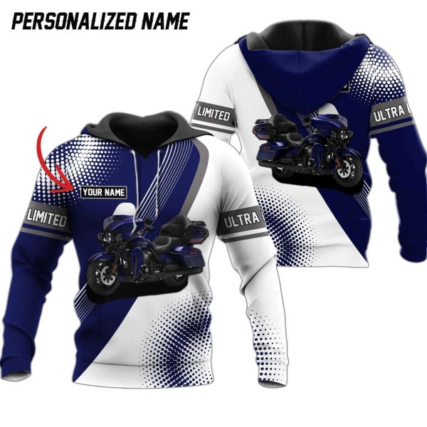 Personalized Name Ultra Limited Rider 3D printed Sweatshirt Hoodie Zipped Hoodie Genxprint