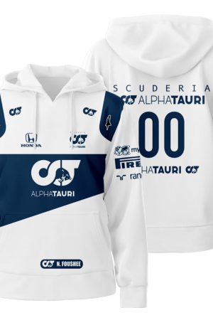Personalized Number Scuderia Alphatauri 3D All Over Print Hoodie Zip-Up Hoodie Genxprint