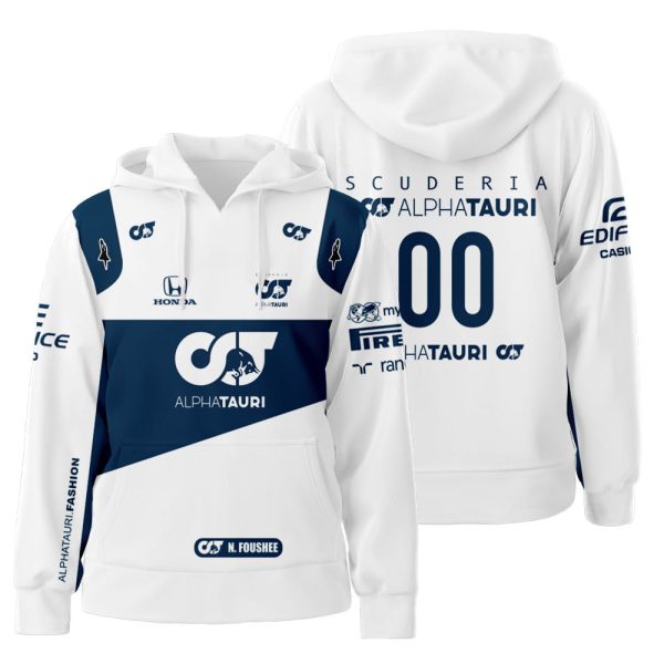 Personalized Number Scuderia Alphatauri 3D All Over Print Hoodie Zip-Up Hoodie Genxprint
