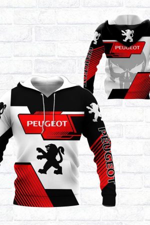 Peugeot Shirt Fan Gift 459 Stylist Unisex 3d Hoodie Zip Hoodie Genxprint
