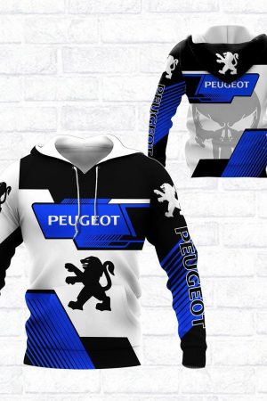 Peugeot Shirt Fan Gift 464 Stylist Unisex 3d Hoodie Zip Hoodie Genxprint