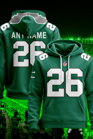 Philadelphia Eagles Personalized Name And Number NFL 3D Hoodie Style Genxprint