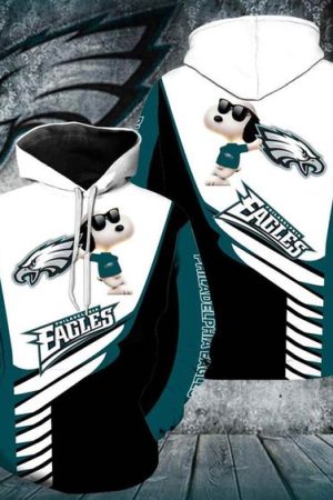 Philadelphia Eagles Snoopy NFL Football Team Hoodie Genxprint