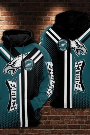 Philadelphia Eagles V3 NFL Football Team Hoodie Genxprint