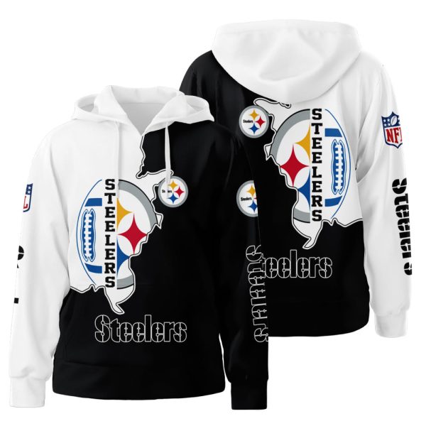 Pittburgh Steelers 3D All Over Print Hoodie Zip-Up Hoodie Genxprint