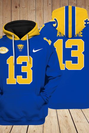 Pittsburgh Panthers NCAA Custom 3D Hoodie BL Genxprint