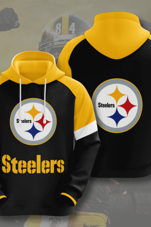 Pittsburgh Steelers Basic V2 NFL Football Team Hoodie Genxprint