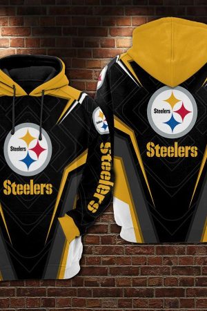 Pittsburgh Steelers Basic V3 NFL Football Team Hoodie Genxprint