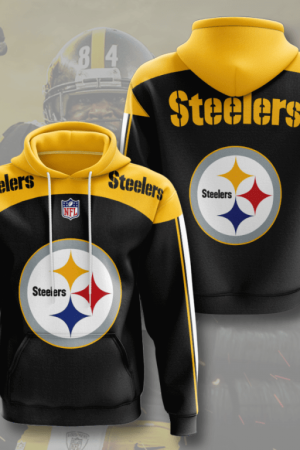 Pittsburgh Steelers Basic V4 NFL Football Team Hoodie Genxprint