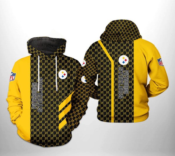 Pittsburgh Steelers Basic V7 NFL Football Team Hoodie Genxprint