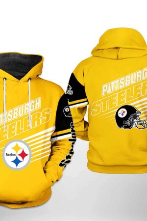 Pittsburgh Steelers Basic V8 NFL Football Team Hoodie Genxprint