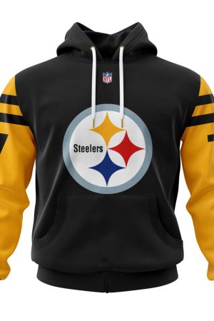 Pittsburgh Steelers Custom Name and Number Hoodie Genxprint
