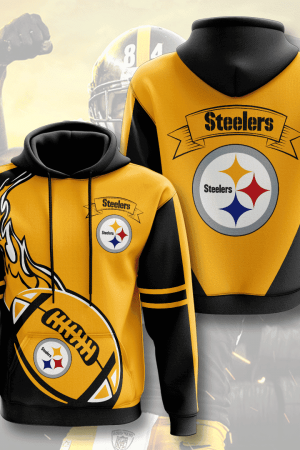 Pittsburgh Steelers Fire Ball Hoodie Genxprint