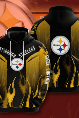 Pittsburgh Steelers Fire Hoodie Genxprint