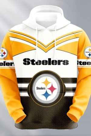 Pittsburgh Steelers Logo NFL 3D Hoodie Style Genxprint