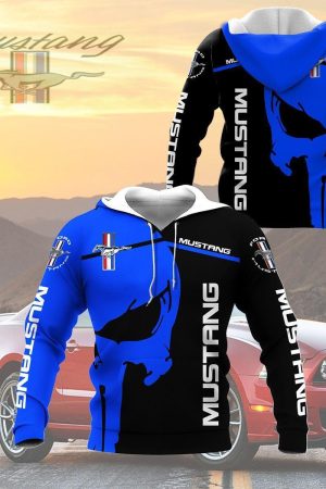 Punishes Ford Mustang Shelby Luxury Car 8k255 Fan Gift 3d Zip Hoodie Ii Genxprint