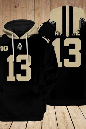 Purdue Boilermakers NCAA Custom 3D Hoodie BL Genxprint