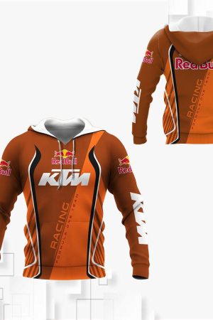 Red Bull Ktm Factory Racing F1 8k74 Fan Gift 3d Zip Hoodie Ii Genxprint