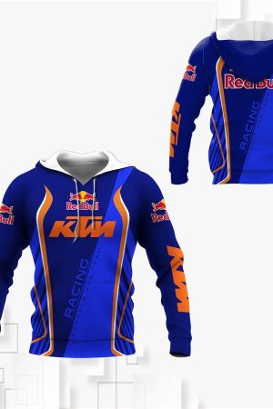 Red Bull Ktm Factory Racing F1 8k76 Fan Gift 3d Zip Hoodie Ii Genxprint