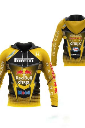 Red Bull Racing All Over Print Hoodie Zip Hoodie Genxprint