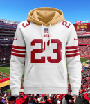San Francisco 49ers Personalized Name And Number NFL 3D Hoodie Style Genxprint