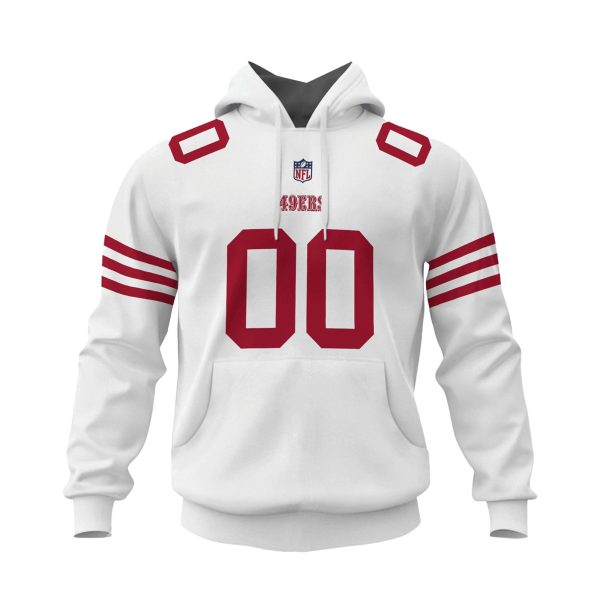 San Francisco 49ers Personalized Name And Number NFL 3D Hoodie Style Genxprint - Image 2
