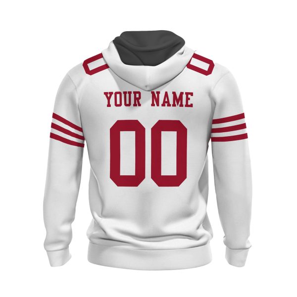 San Francisco 49ers Personalized Name And Number NFL 3D Hoodie Style Genxprint - Image 3