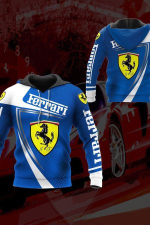 Scuderia Ferrari Luxyry Car 7k943 Fan Gift 3d Zip Hoodie Ii Genxprint