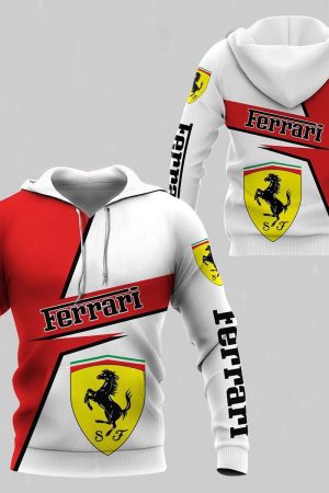 Scuderia Ferrari Luxyry Racing Car F1 8k139 Fan Gift 3d Zip Hoodie Ii Genxprint