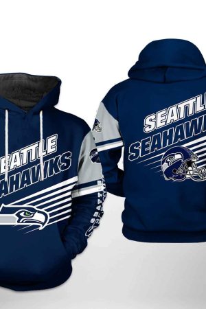 Seattle Seahawks NFL Team Hoodie Zip Hoodie Genxprint