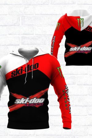Ski-doo Racing Team 7k750 Fan Gift Zip Hoodie Ii Genxprint