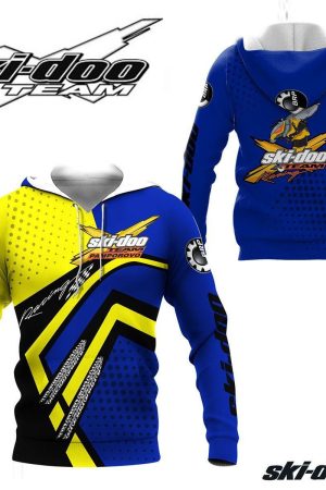 Ski-doo Racing Team 7k790 Fan Gift 3d Zip Hoodie Ii Genxprint